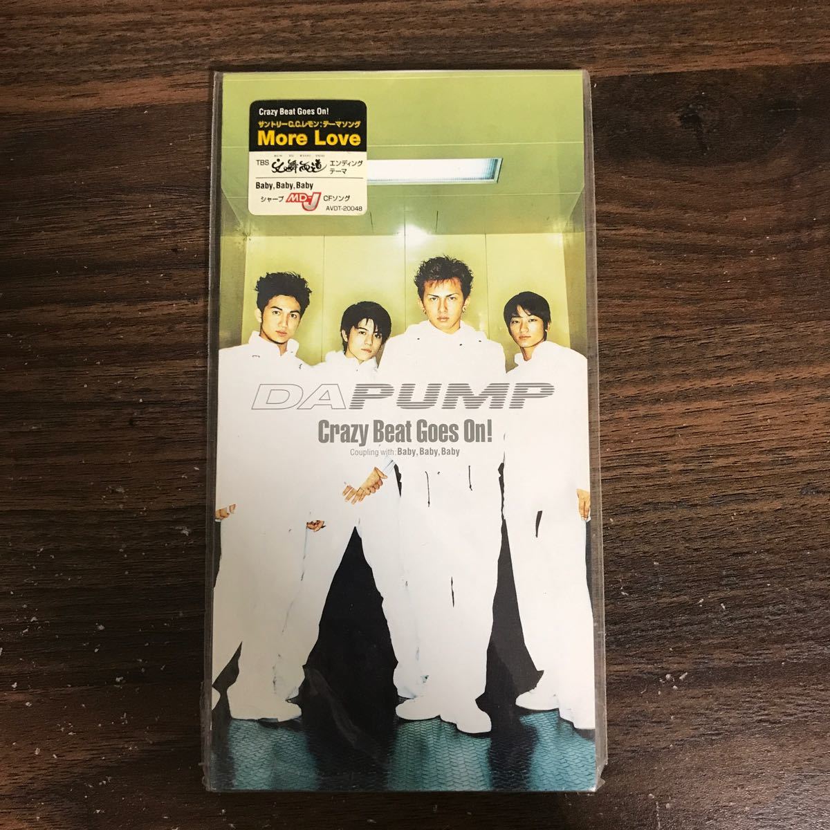 (G1018) 中古8cmCD100円 DA PUMP Crazy Beat Goes On!/Baby,Baby,Baby_画像1