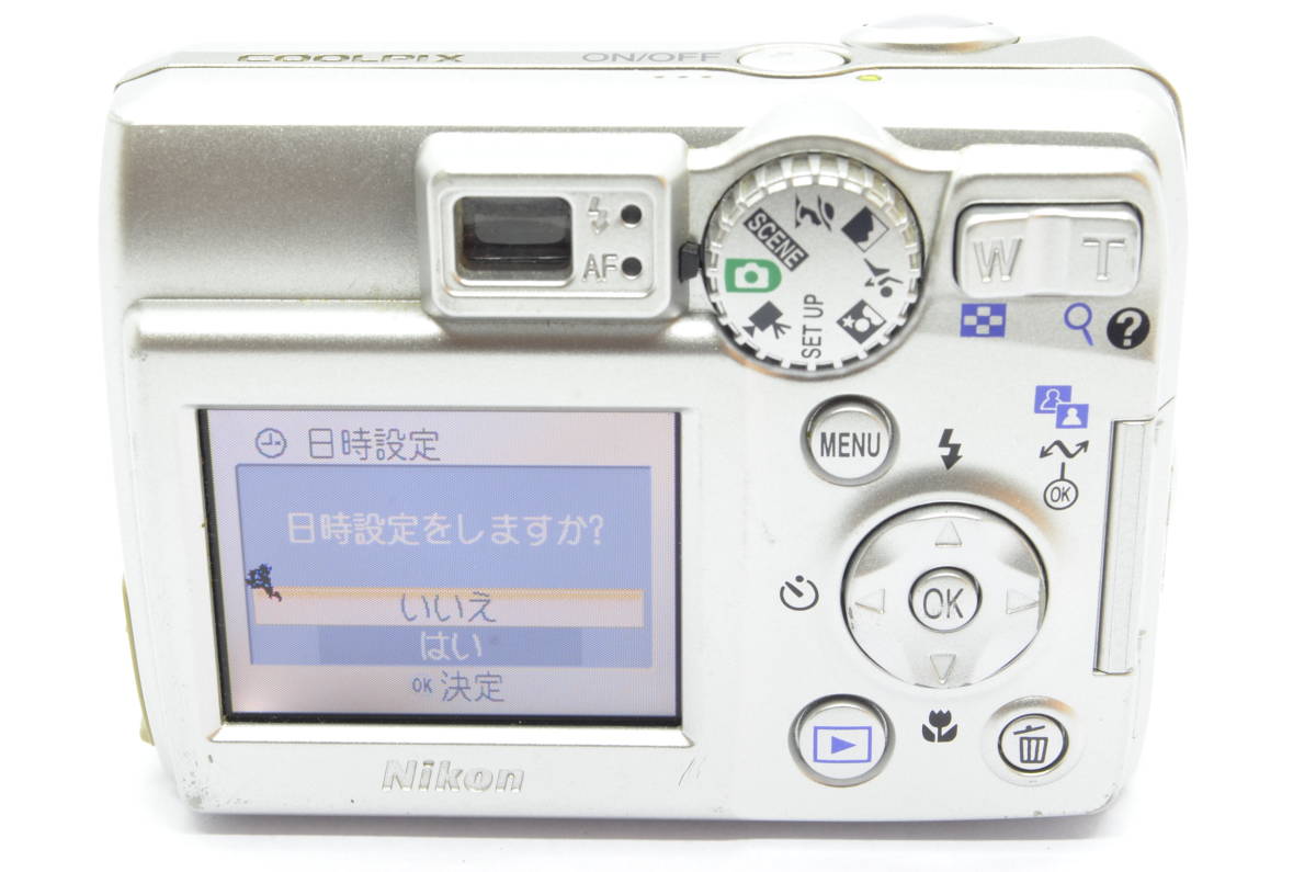 【外観並級】Nikon ニコン COOLPIX E5600 クールピクス シルバー コンパクトデジタルカメラ　#s2994_画像6