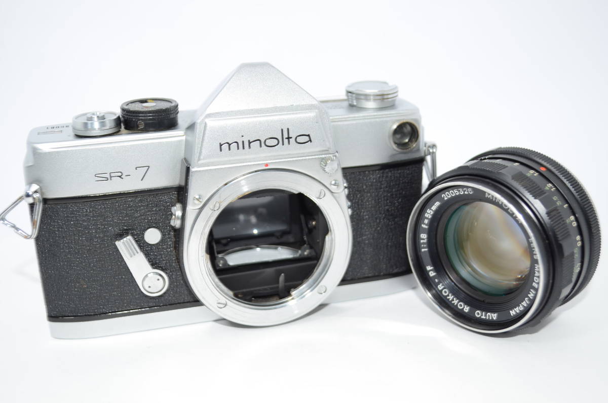 【外観並級】Minolta SR-7 / Auto Rokkor-PF 55mm F1.8 ミノルタ　#t11210_画像1