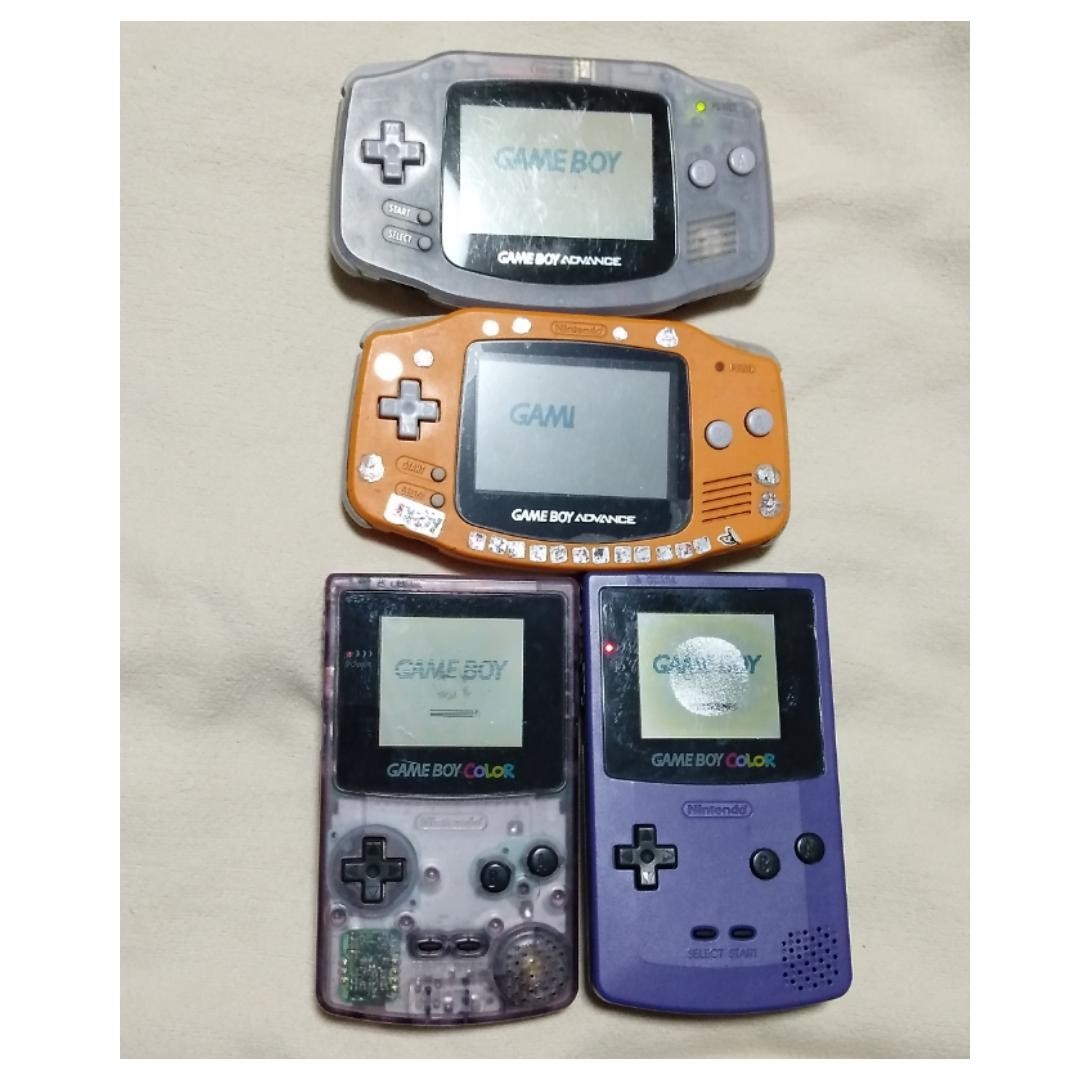 【ジャンク品】ゲームボーイカラー　ゲームボーイアドバンス　８台セット まとめ　ＧＢカラー　GBA_画像2