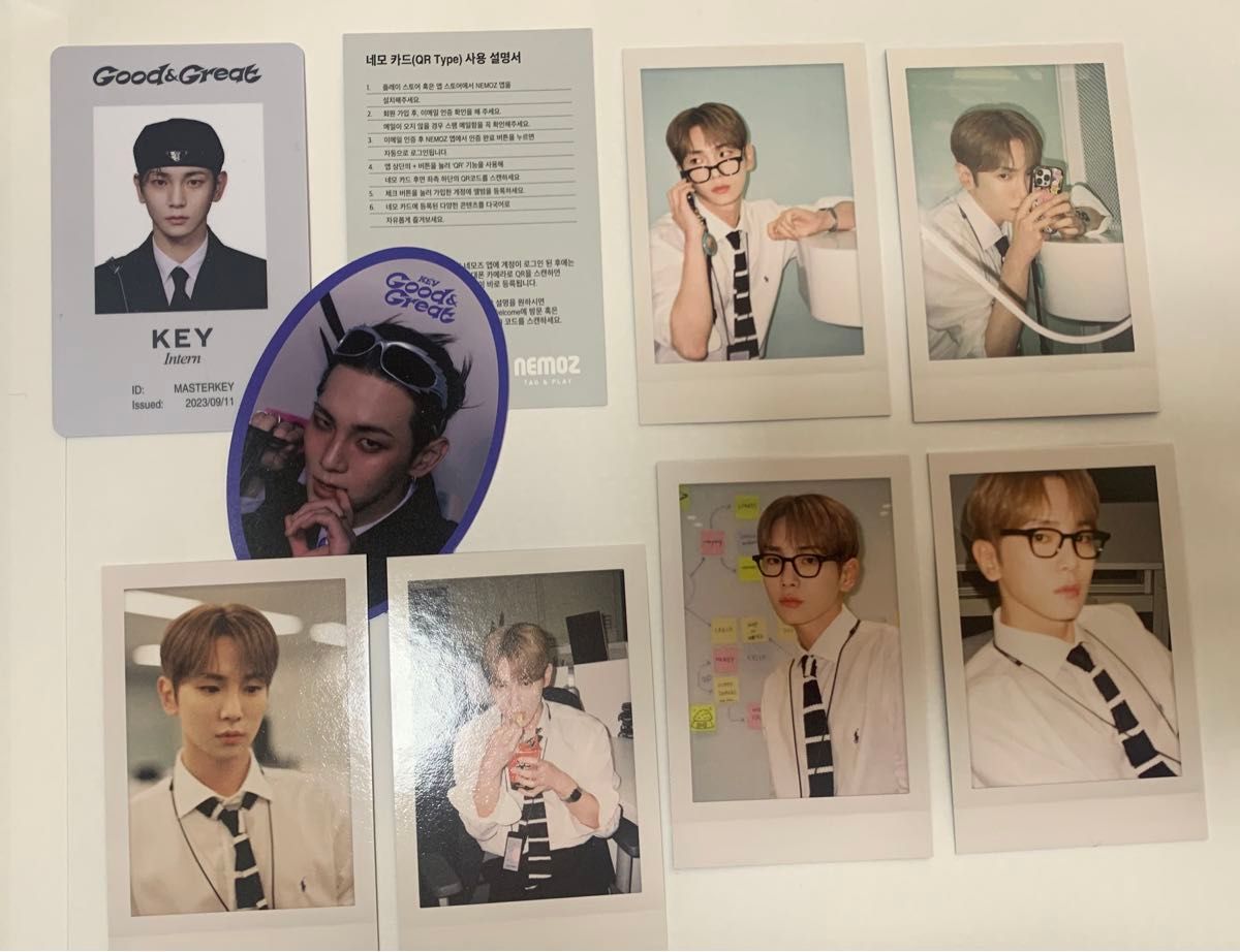 SHINee KEY 2nd Mini Album Good & Great ID Card +Smini 封入トレカなし