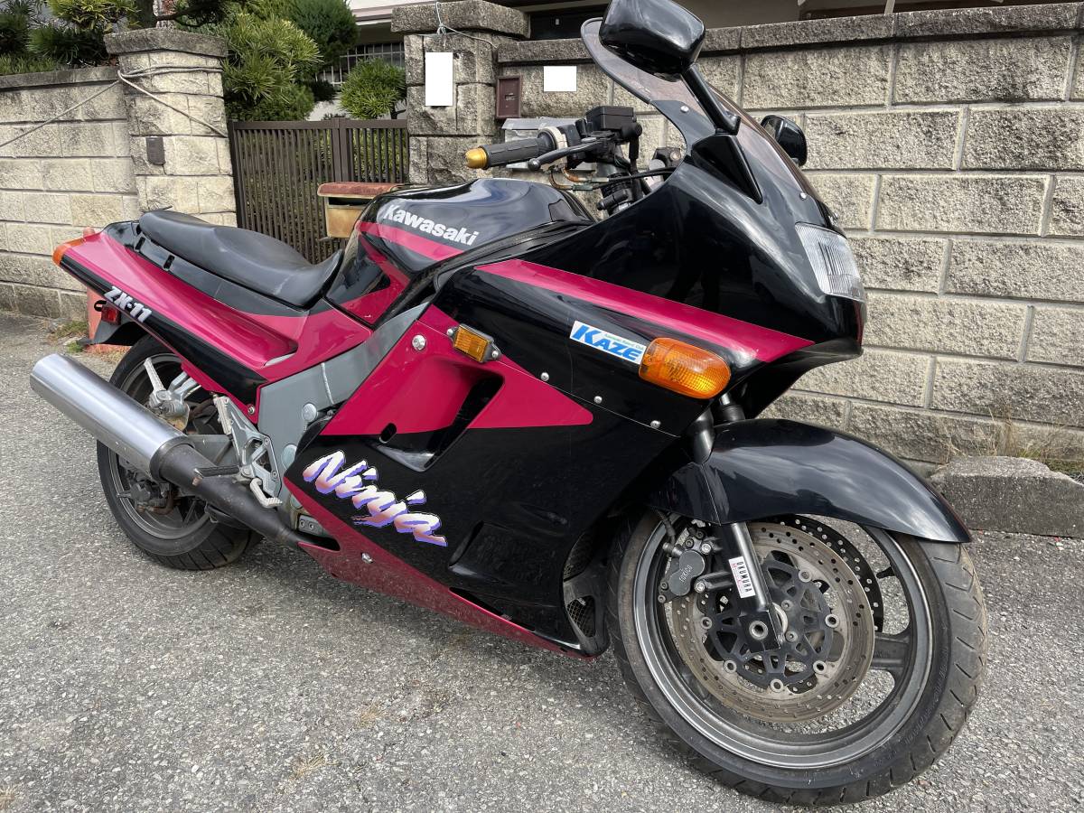 カワサキ ZX-11 JKAZXBC14MB50** 書類、鍵付き レストアベース カワサキ ZX-11 JKAZXBC14MB50** 書類、鍵付き レストアベース
