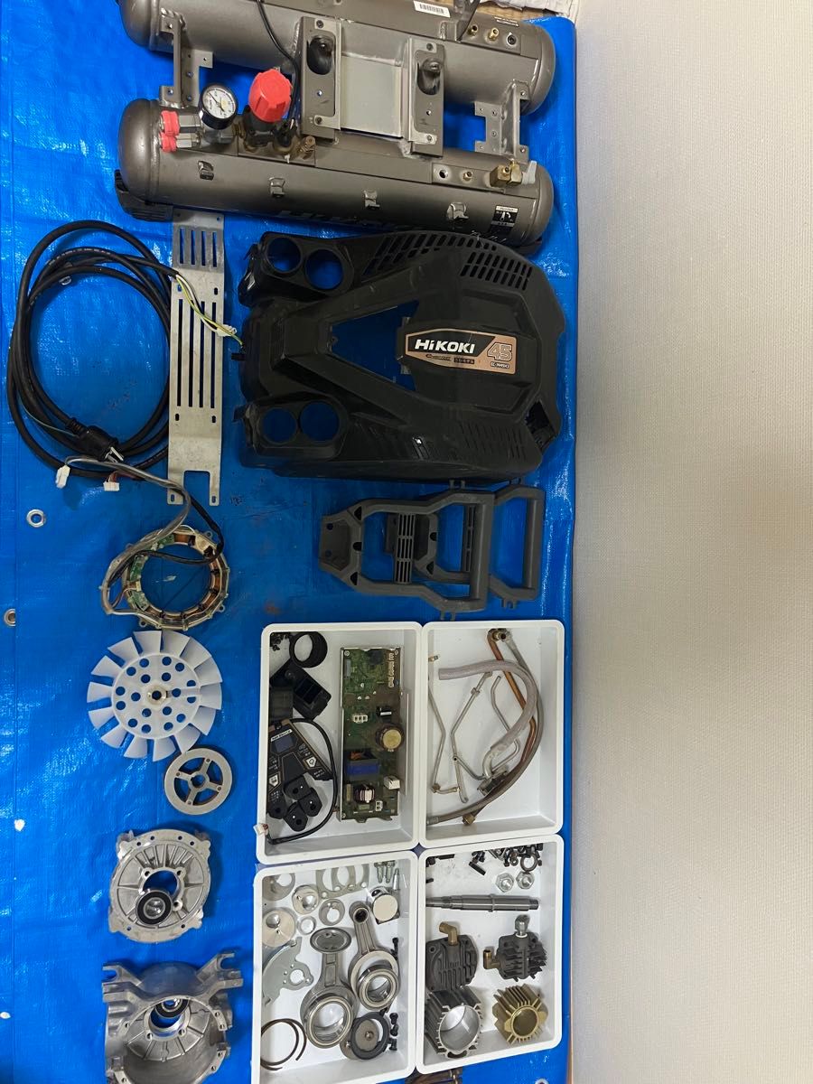日立工機(HIKOKI)EC1445H3 エアーコンプレッサー 【分解整備 日立工機(HIKOKI)EC1445H3 エアーコンプレッサー 【分解整備