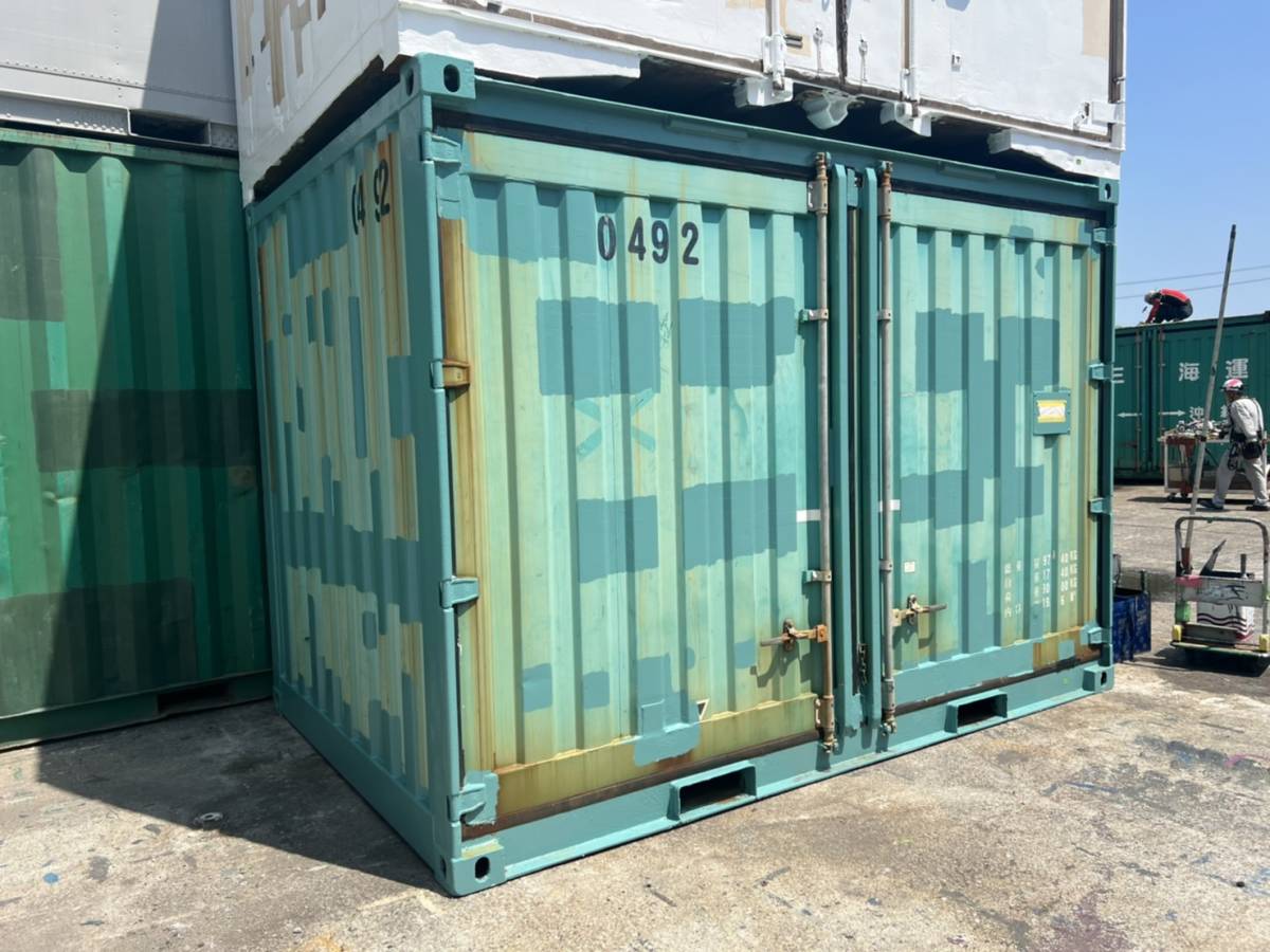 愛知発】中古 海上コンテナ 12フィート W3,658×D2,438×H2,591 愛知発】中古 海上コンテナ 12フィート W3,658×D2,438×H2,591