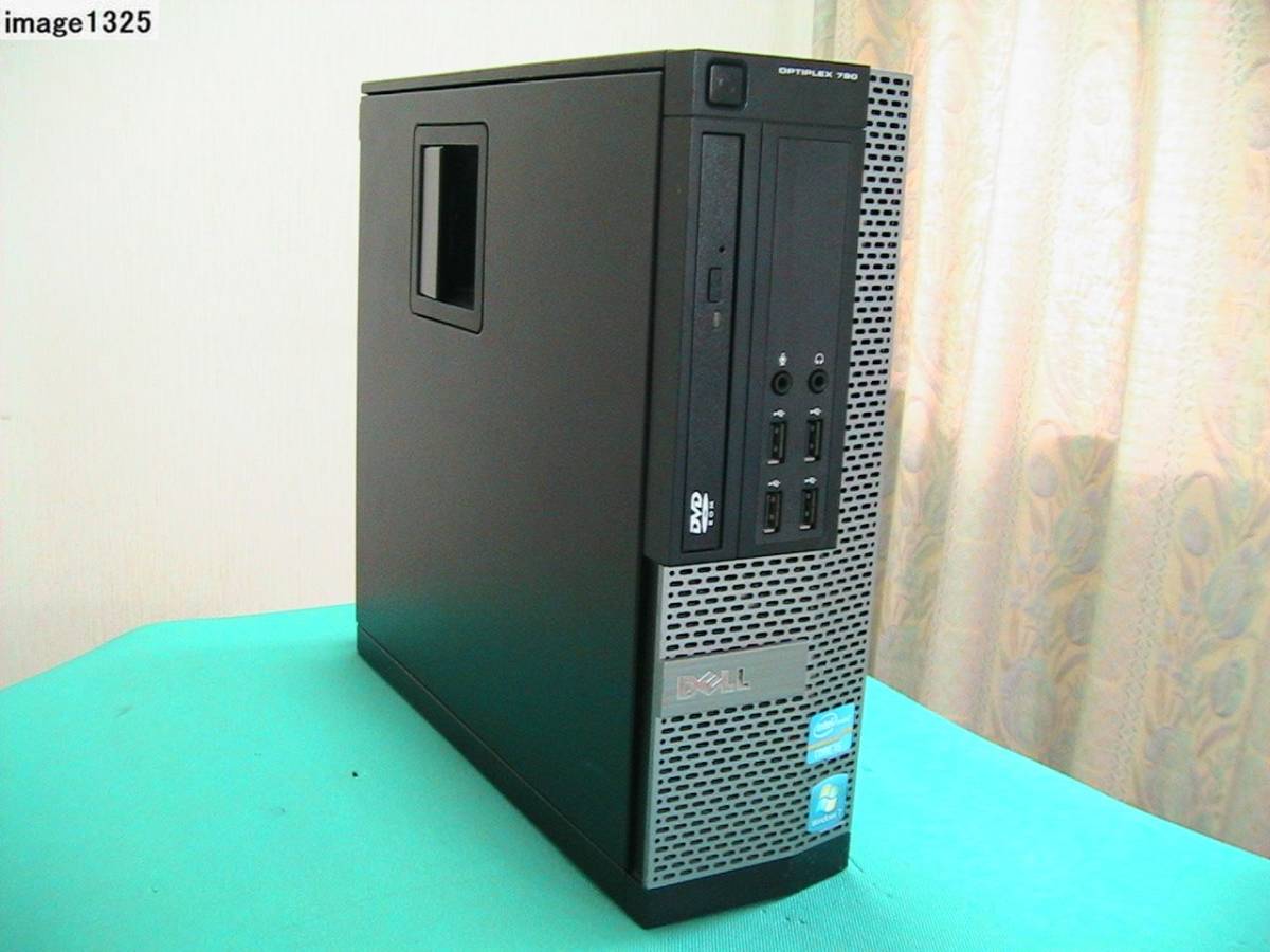 DELL ”OptiPlex 790 SFF” Core i7-2600 3.40GHz・8GB・Win 11 Pro 64bit (最新ver:23H2) SSD付き_前面