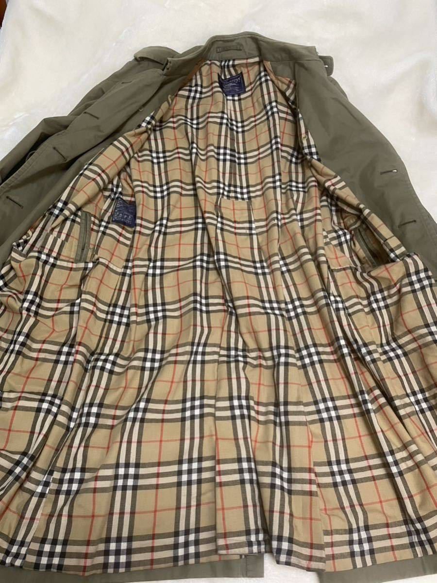 BURBERRY トレンチコート　カーキ　ノバチェック　ベルト付き_画像3