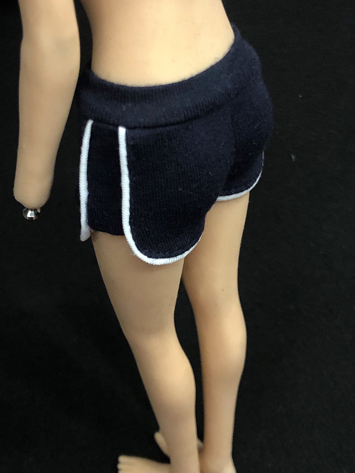  special price middle postage 84 jpy ) black 1/6 side line sporty shorts hot pants woman clothes ( inspection DAMTOYS VERYCOOL TBleague phicen JIAOUDOLL yoga 