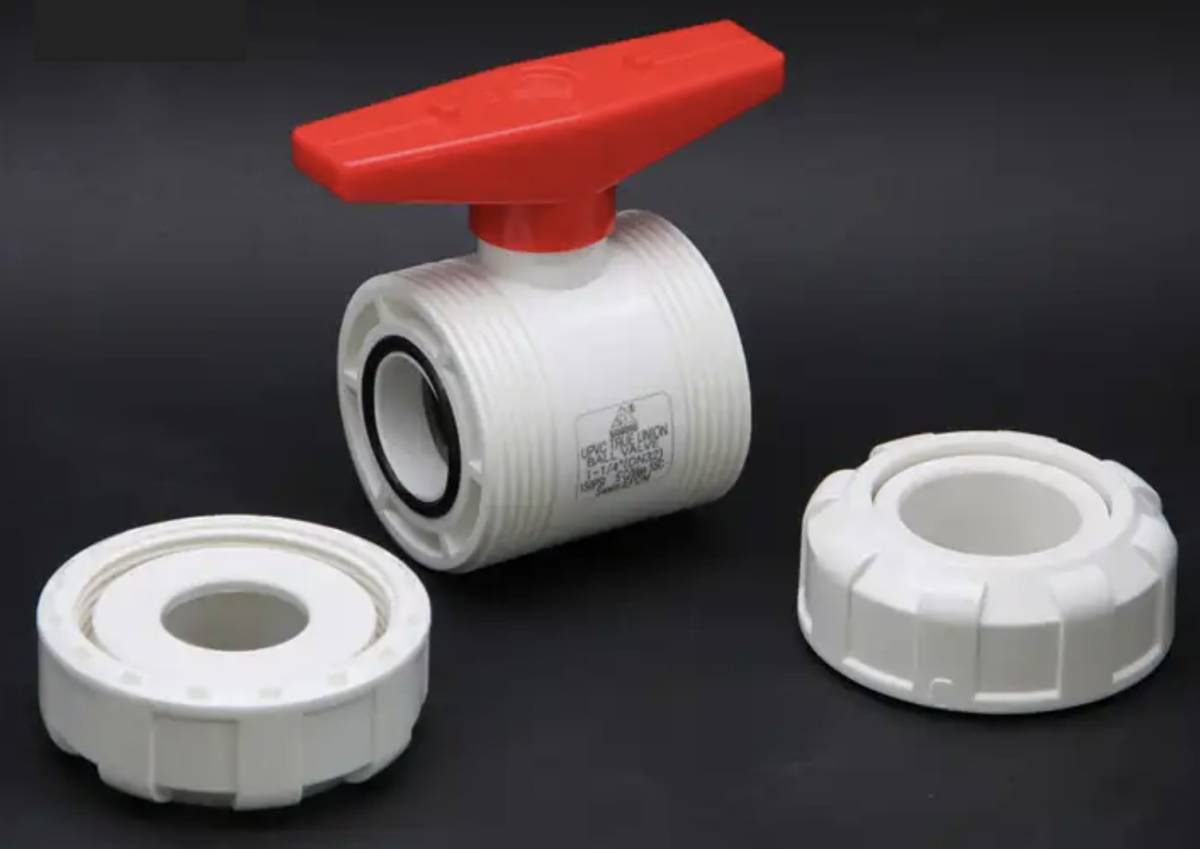 オーバーフロー水槽用分岐配管 カラー配管 Wユニオンボール オーバーフロー水槽用分岐配管 カラー配管 Wユニオンボール