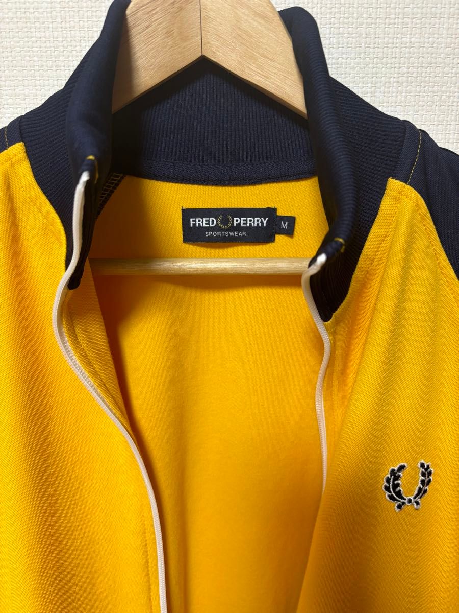 フレッドペリー FRED PERRY トラックジャケット M イエロー フレッドペリー FRED PERRY トラックジャケット M イエロー