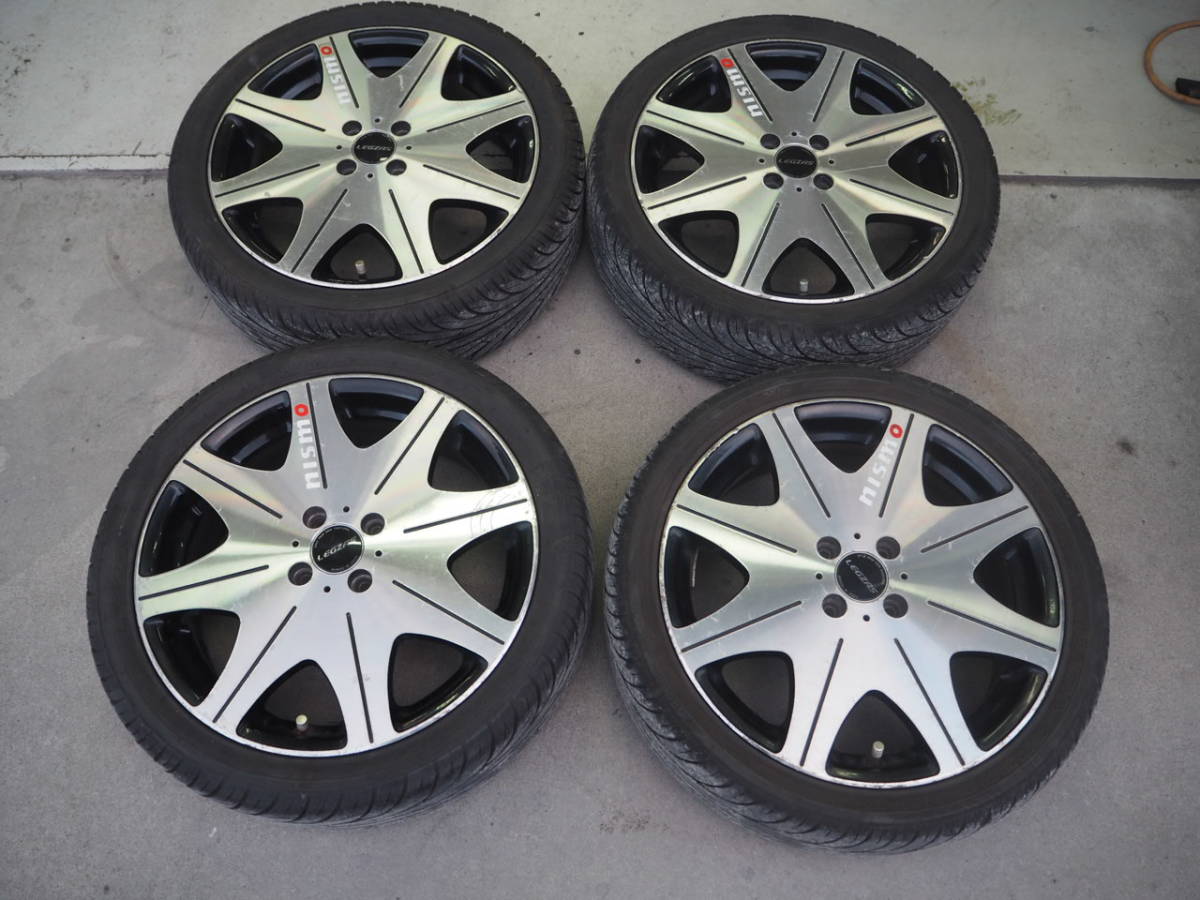 ★マーチ NANKANG ULTRA SPORT 205/40R17/LEGZAS レグザス 4穴 17×5.5JJ PCD:100 ハブ径：約73mm★_画像1