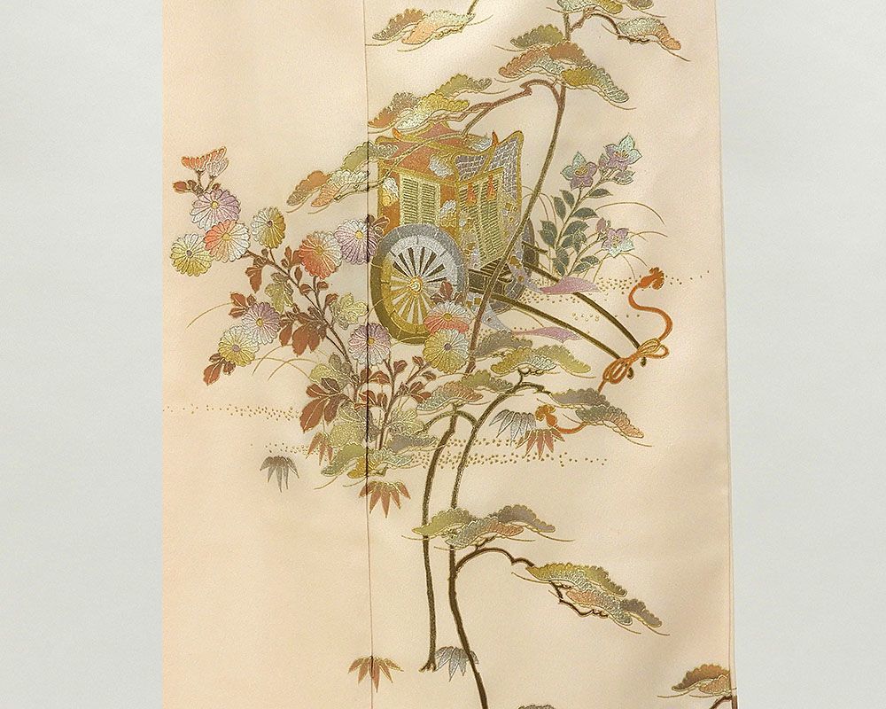 訪問着 正絹 金彩友禅 和田光正作 身丈150.5cm 裄丈60.5cm 付下訪問着 良品 リサイクル 着物 結婚式 入学式 卒業式 b0640_画像5