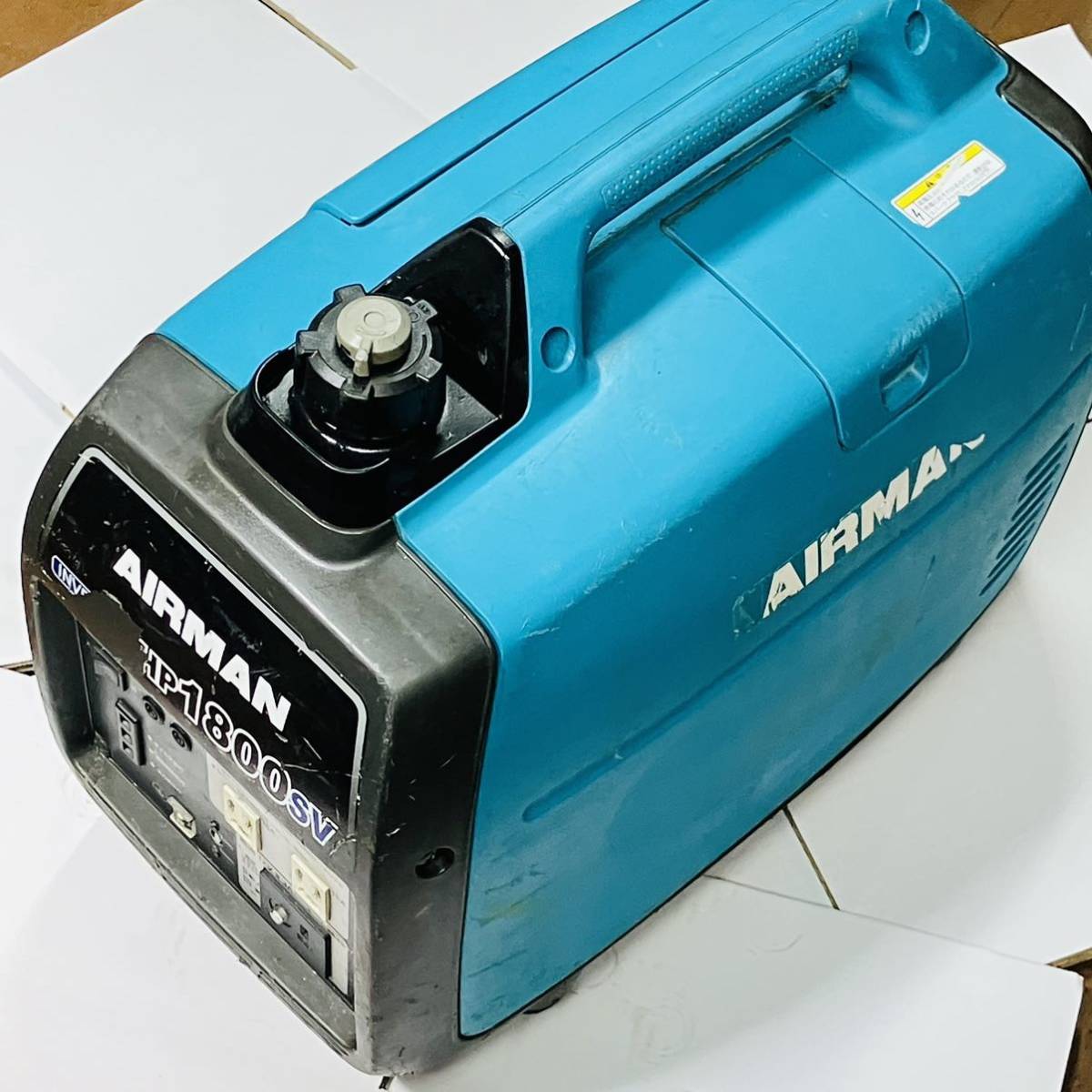 動作良好 送料無料 AIRMAN エアマン インバーター発電機 動作良好 送料無料 AIRMAN エアマン インバーター発電機