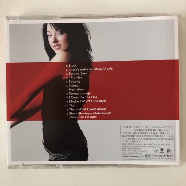 B23730　CD（中古）ステイシー・オリコ (初回生産限定盤)(CCCD)　ステイシー・オリコ　帯つき　美品_画像2