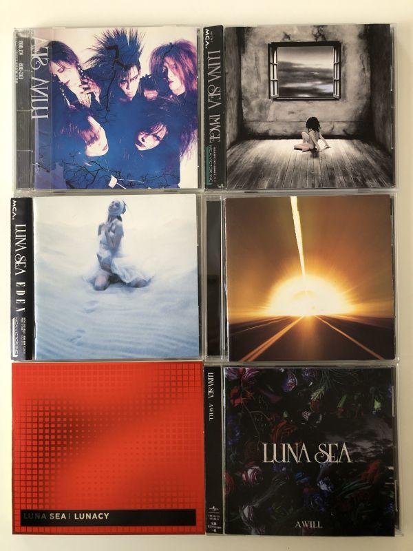 B23683　中古CD　LUNA SEA+IMAGE+EDEN+SHINE+他2枚　LUNA SEA　6枚セット_画像1