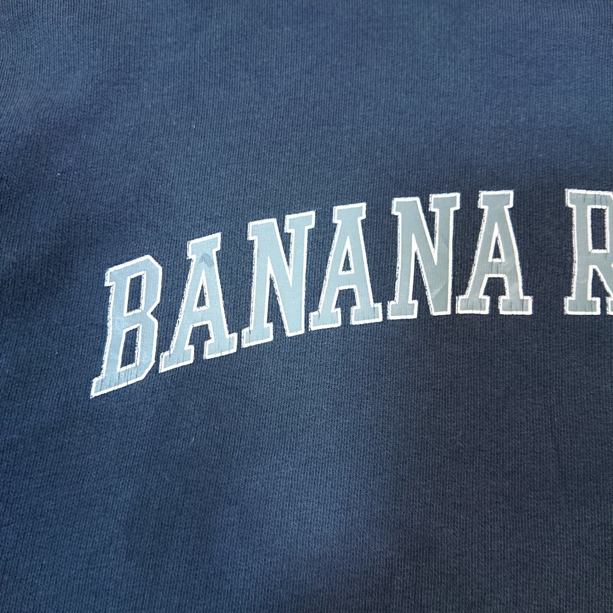 【00s】Old BANANA REPUBLIC オールド バナナリパブリック スクリプト アーチロゴ スウェットシャツ XLサイズ 在原みゆ紀 logo sweatshirt_画像5