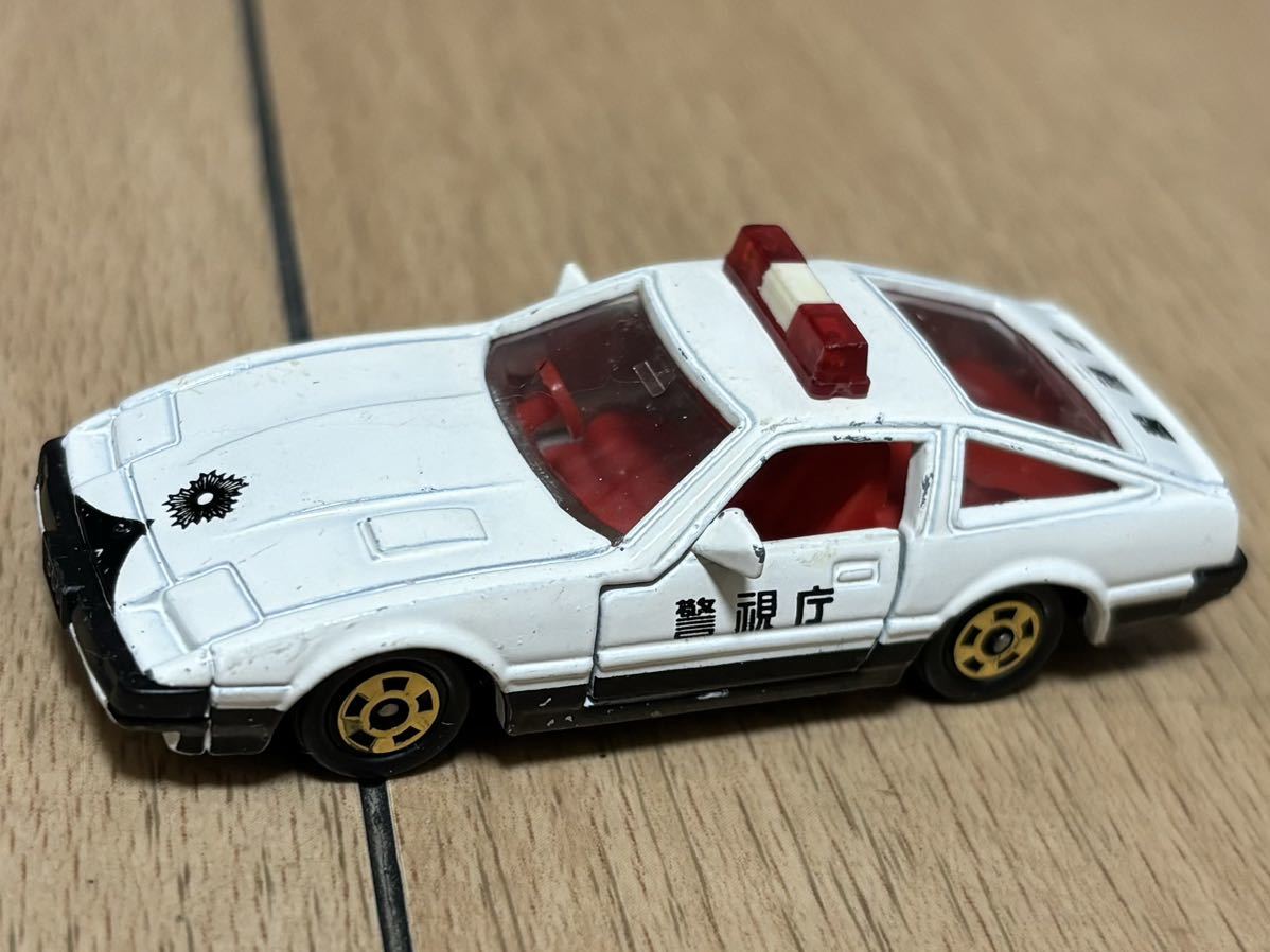 トミカ 日本製 No.44 日産 フェアレディZ パトロールカー 1984年 （80年代に発売された「はたらくトミカ1」の物と思われます） やや美品 _画像1