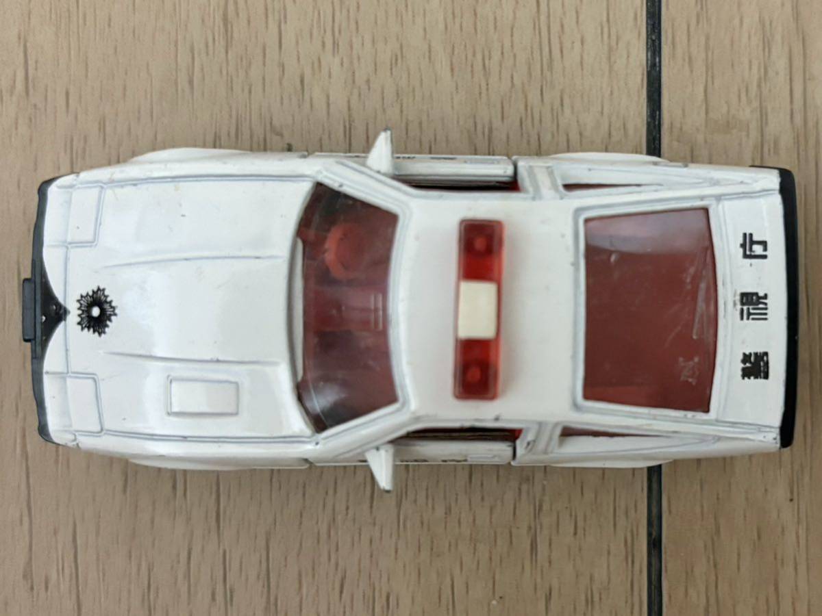 トミカ 日本製 No.44 日産 フェアレディZ パトロールカー 1984年 （80年代に発売された「はたらくトミカ1」の物と思われます） やや美品 _画像3