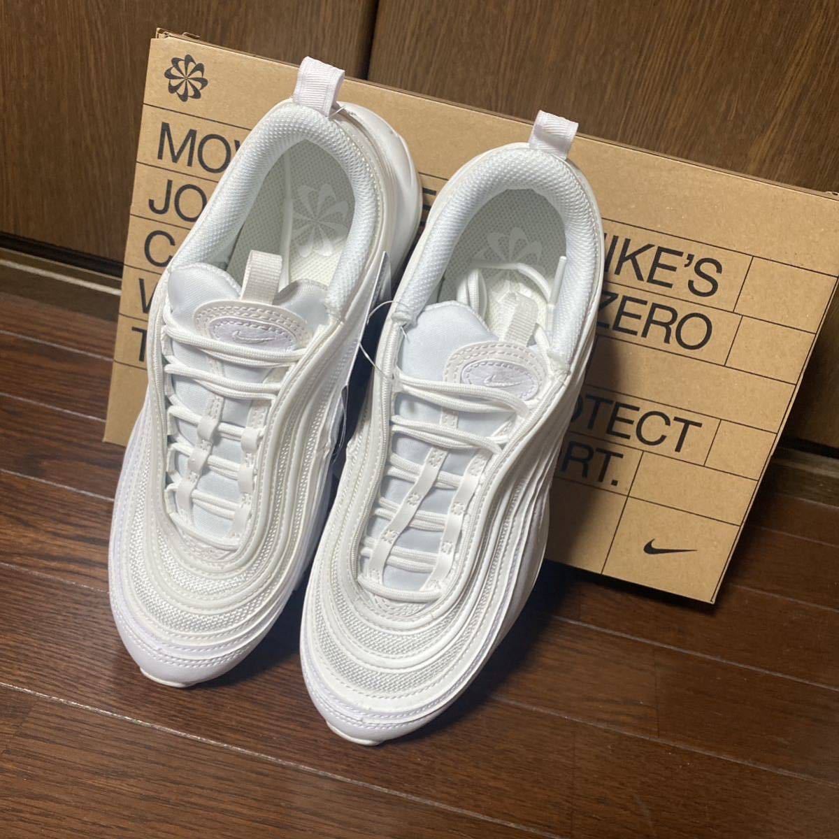 【24cm】定価19800円　新品NIKEナイキAIR MAX97マックス97トリプルホワイト_画像2