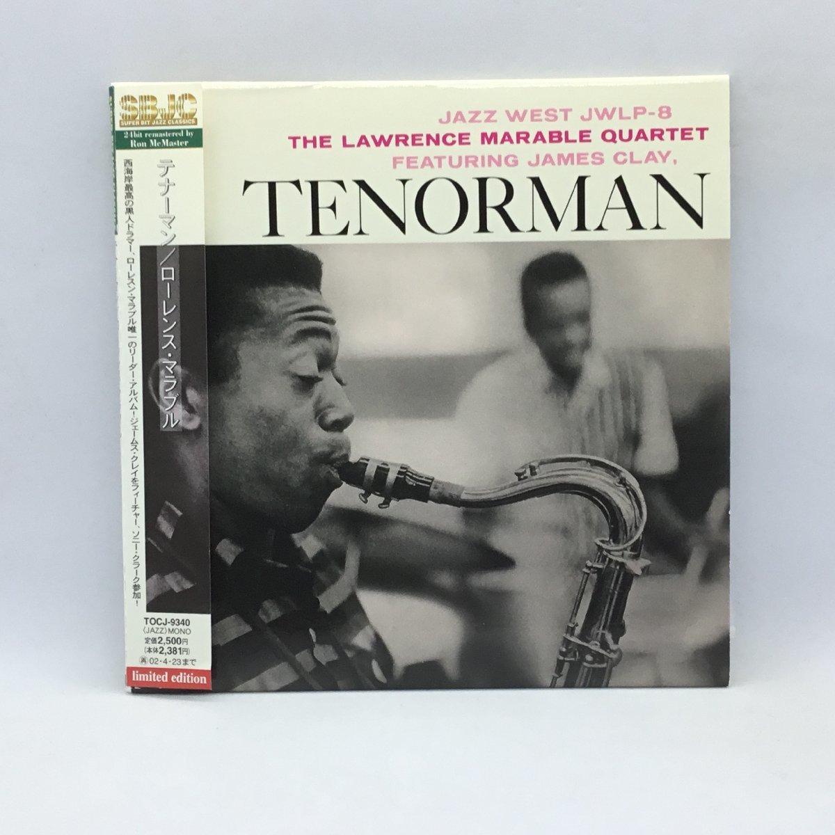 ローレンス・マラフル / テナーマン (CD) TOCJ-9340　LAWRENCE MARABLE / TENORMAN_画像1