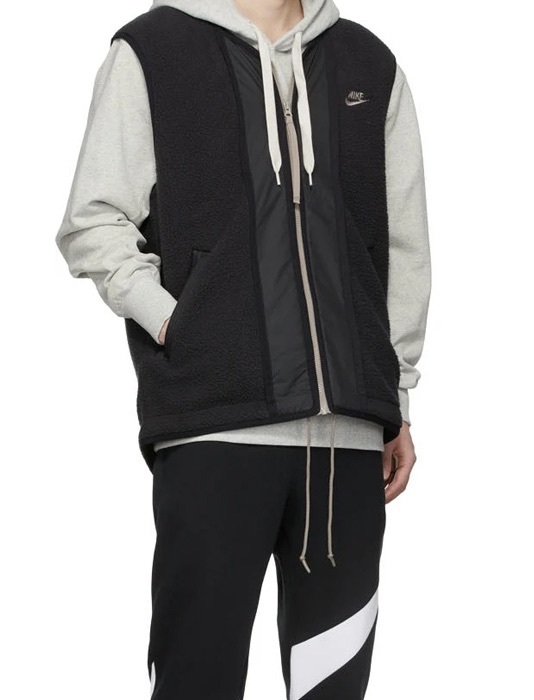 NIKE NSW SPE+ SHERPA VEST（XL）黒 ナイキ シェルパ ボア フリース ベストの画像6