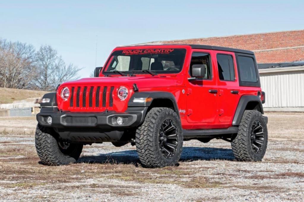[ROUGH COUNTRY regular import sole agent ] 2.5 -inch lift up kit suspension kit Jeep Jeep JL Wrangler Rubicon 2018 year ~ present /66630