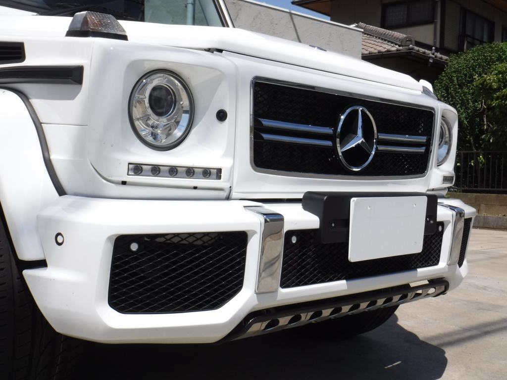 [GI★GEAR] AMG G63 G65ルック フロントバンパー パーキングセンサーホール有り ベンツ Gクラス ゲレンデ W463 1990年～2018年 /送料無料