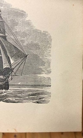 1880年代　アンティークプリント　イギリス　帆船　海　_画像5