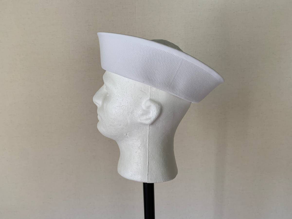 1980s 実物 未使用 デッドストック 米軍 USN セーラーハット 7 1/2 U.S. NAVY 海軍 帽子 ヴィンテージ セルピコハット デキシーカップ Y2の画像5