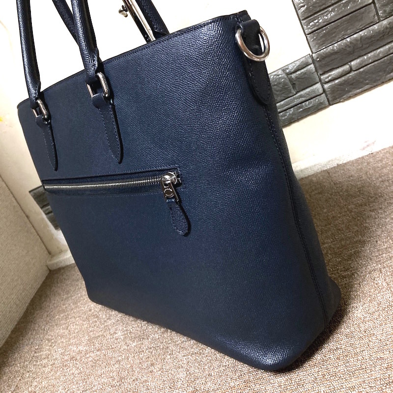 95Y240102E 超美品 COACH コーチ メンズ トートバッグ 検 ビジネス ショルダー ボストン ブリーフケース リュック レザー 革 黒_画像5