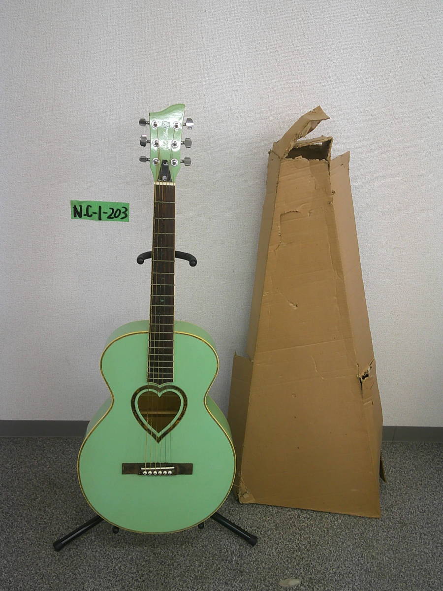 N.C-1-203 JJ Heartジェージェーハート アコースティックギター JJC-HRTKIT PGN 平日のみ直取引の画像1
