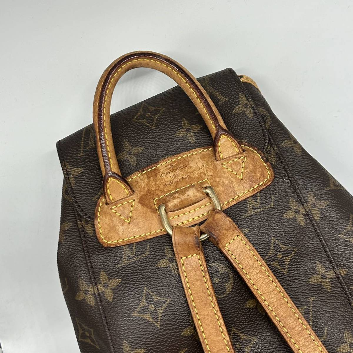 1円〜★ルイヴィトン★ ミニ モンスリ PM リュック M51137 バッグパック LOUIS VUITTON モノグラム ブラウン _画像3