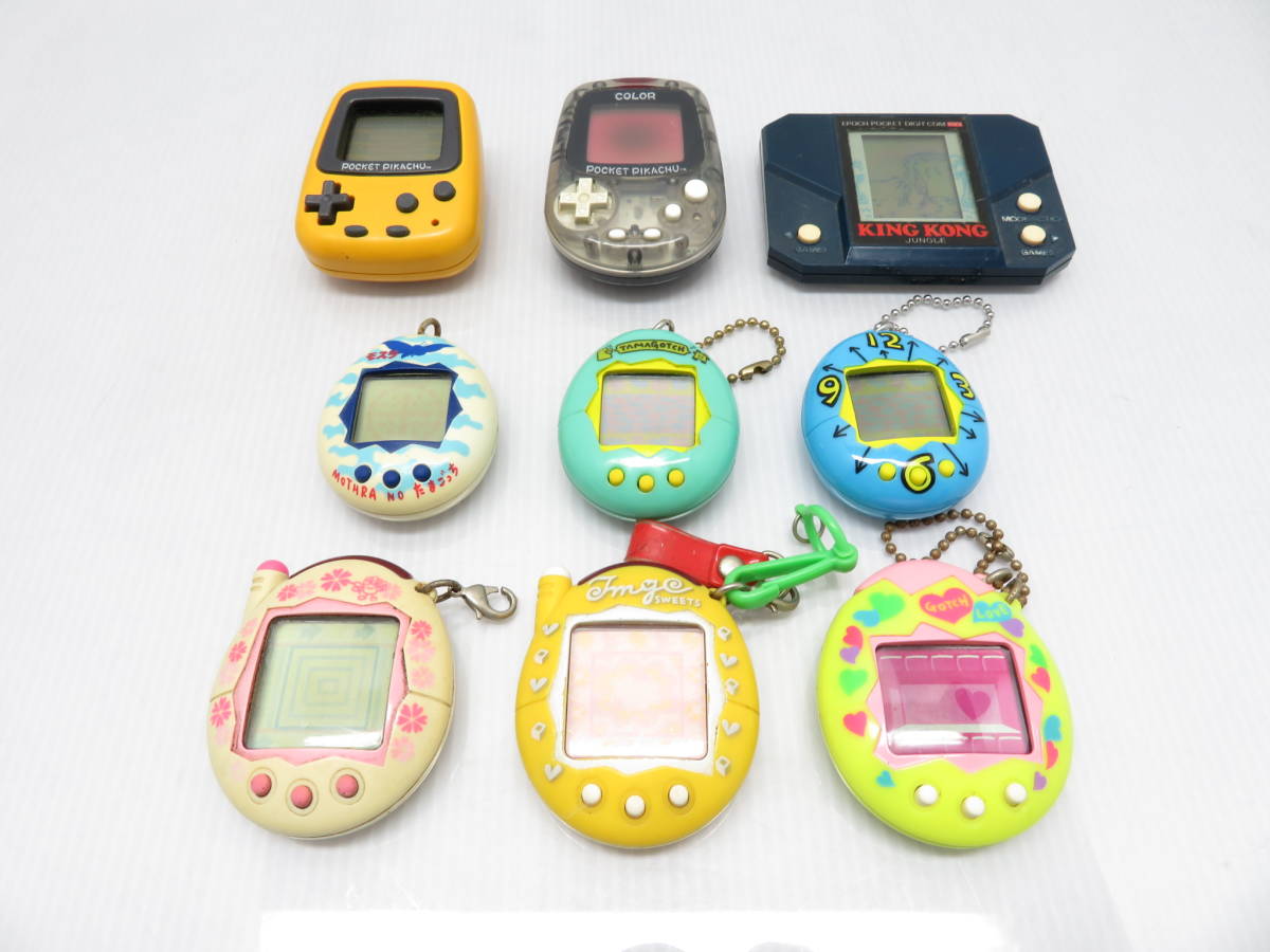 ジャンク 携帯型ゲーム たまごっち/ポケットピカチュウ/モスラの ジャンク 携帯型ゲーム たまごっち/ポケットピカチュウ/モスラの