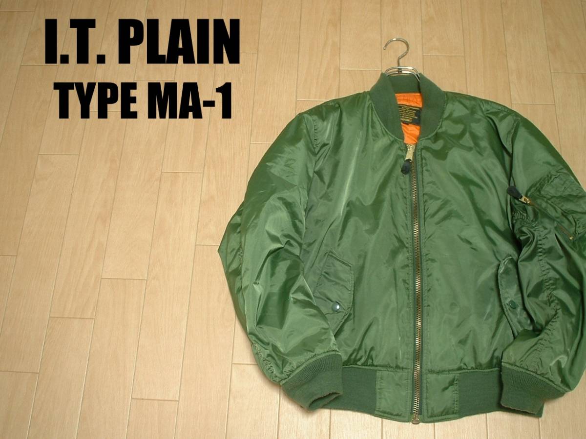 Yahoo!オークション - I.T.PLAINセージグリーンTYPE MA-1 Yahoo!オークション - I.T.PLAINセージグリーンTYPE MA-1