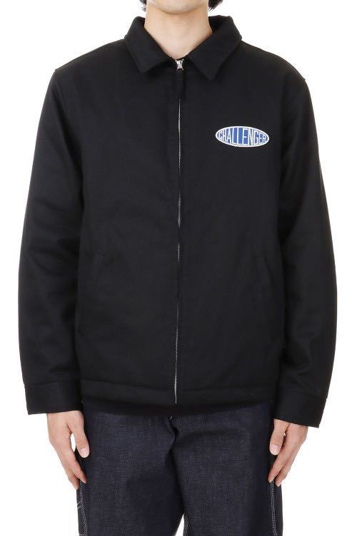 Challenger LOGO WORK JACKET BLACK サイズL 新品未商品 ワーク Challenger LOGO WORK JACKET BLACK サイズL 新品未商品 ワーク