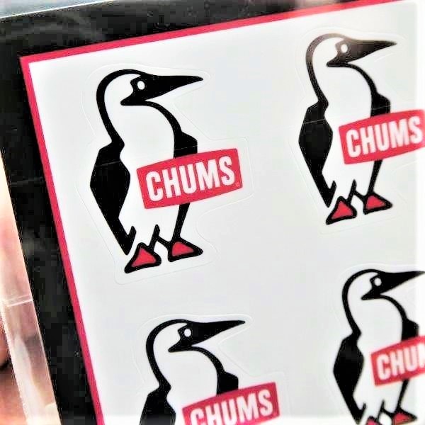 チャムス ステッカー Sticker mini Booby Bird CH62-1621 新品 防水素材_画像2