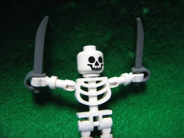 ☆レゴ-LEGO★2530★フィグ装着武器★短剣[濃灰](長さ4)2個★新品★の画像3
