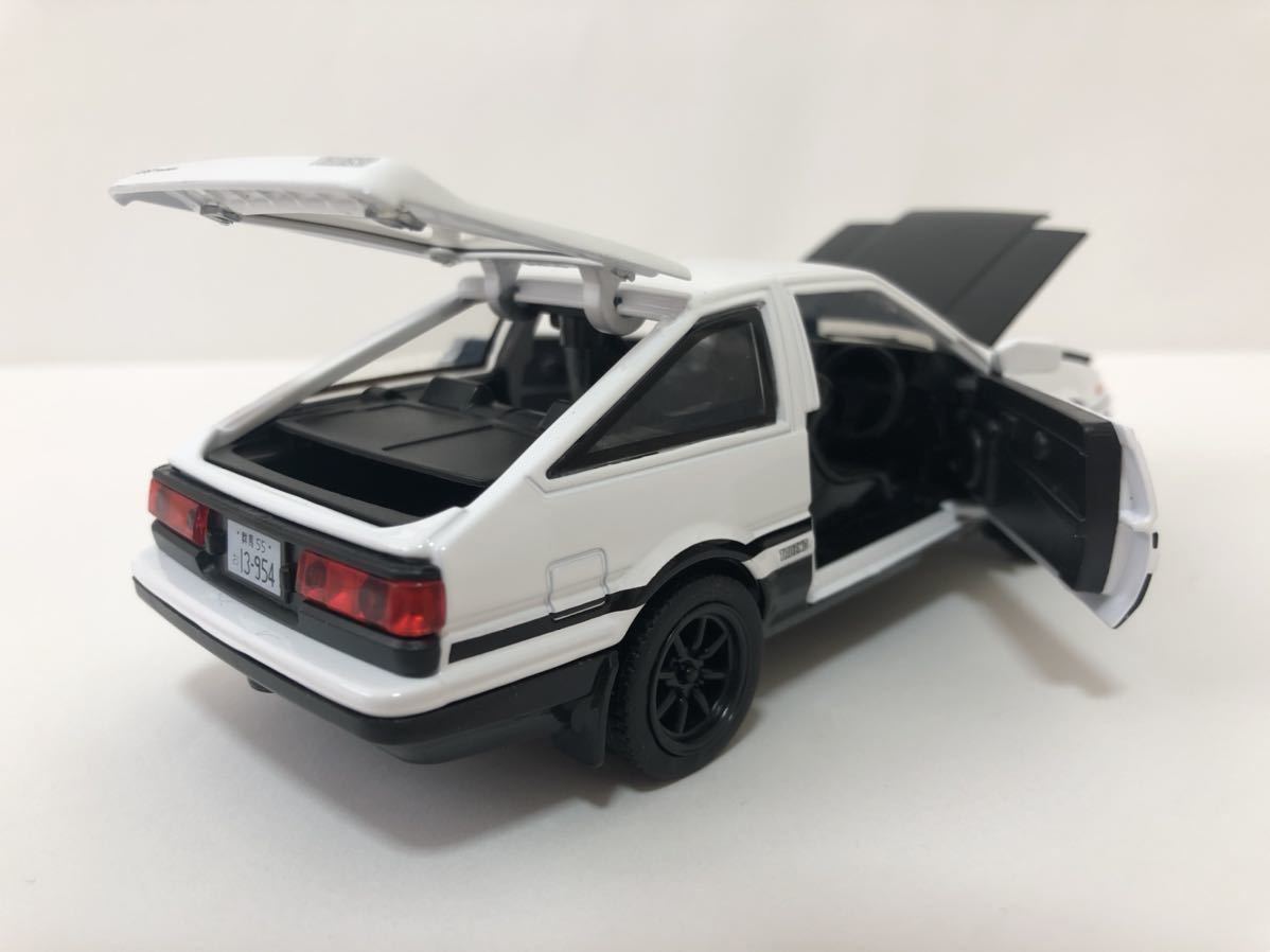 トヨタ トレノ AE86 1/28 モデルカー ミニカー ダイキャストカー 京商 オートアート トミカ 頭文字D イニシャルD 藤原とうふ店_画像6