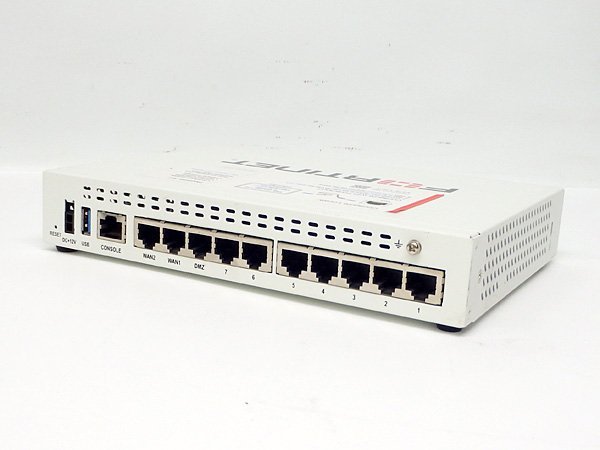 ＃Fortinet/フォーティネット Fortigate-60E (FG-60E) ファイアウォール ACアダプタ付属 初期化済 No.16_画像2