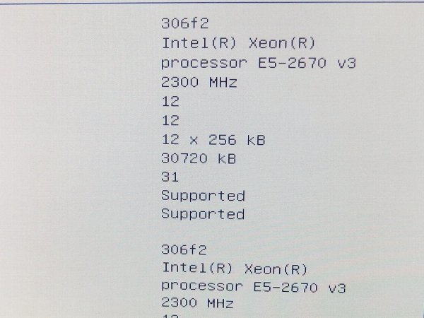 ■○ NEC Express5800/R120f-1M N8100-2174Y E5-2670 V3 .2300MHz×2基/HDD 600GB×2/メモリ 128GB/BIOS起動確認済_画像8