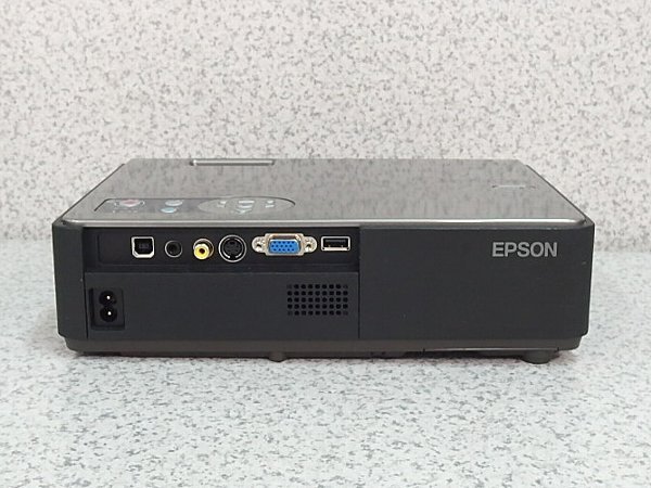 ■β EPSON/エプソン 小型軽量 プロジェクター 【EMP-745】カラーモード機能　黒板を使って投写！ランプ時間 265h 動作確認済【0117-05】_画像7