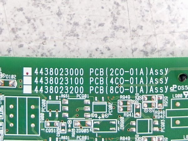 ■βSaxa/サクサ　PCB 2CO-01A： 2アナログ局線ユニット基板 15年製 領収書可 【0129-05】_画像4