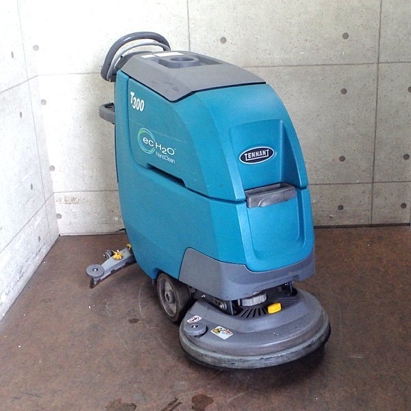 ＃TENNANT/テナント T300 バッテリー式歩行型スクラバー 自動床洗浄機 ec H2O NanoClean_画像1