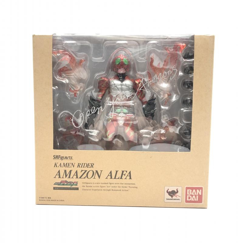 【中古】開封品 破損有 S.H.Figuarts 仮面ライダーアマゾンアルファ バンダイ「仮面ライダーアマゾンズ」 amazon限定版[240018348107]_画像1