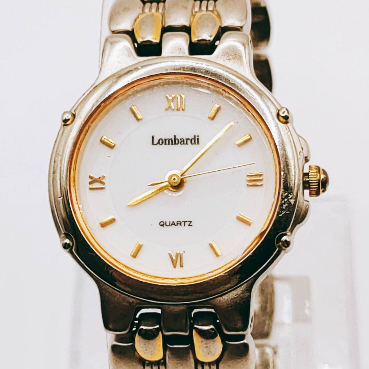 lombardi ロンバルディ 腕時計 クウォーツ 3針 白文字盤