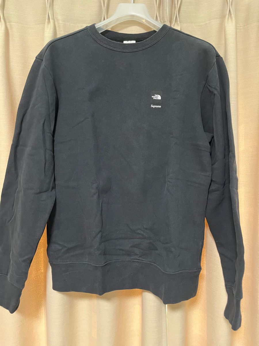 Supreme THE NORTH FACE コラボ 雪山 crew neck sweat トレーナー ブラック S 希少 レア