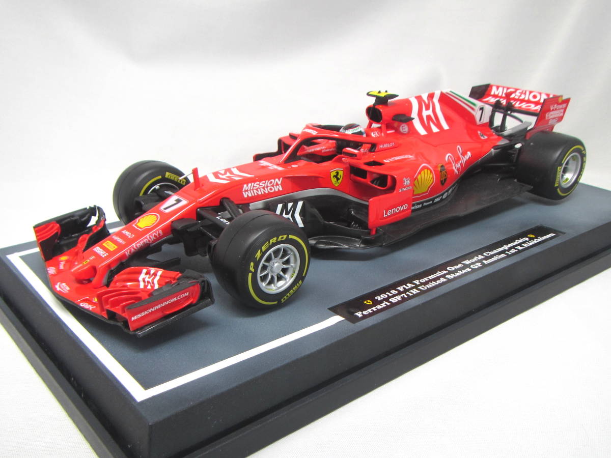 1/18フェラーリSF71アメリカGPロゴデカールの画像5