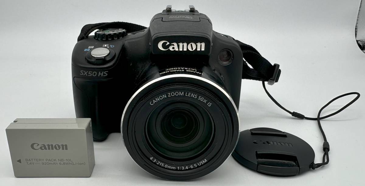 y46T Canon キャノン 光学50倍ズーム SX50 HS PowerShot パワーショット 充電器なし 動作未確認 人気のコンパクトデジタルカメラ♪_画像1