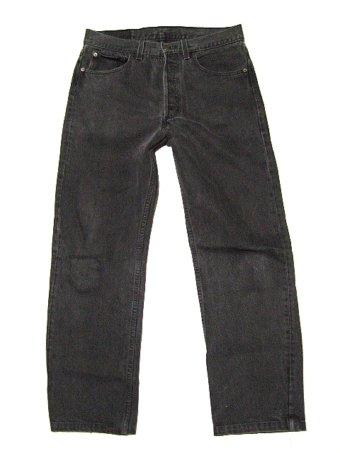 米国製 501 褪色黒 w32 (81x70位) 501-0660 ブラック Levi’s リーバイス 1994年10月製_画像1