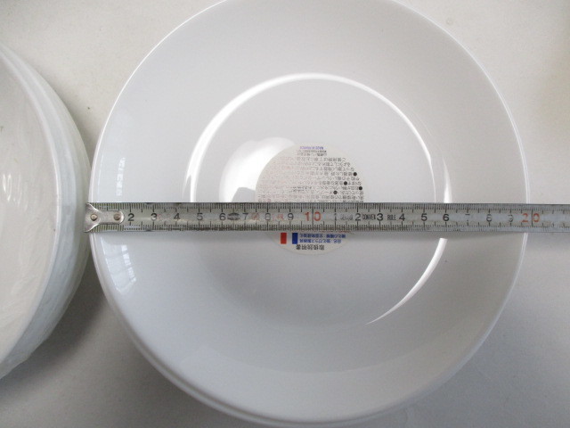 ヤマザキ　白いお皿　19ｃｍ 20cm　12枚　/プレート　パスタ皿　カレー皿_画像4