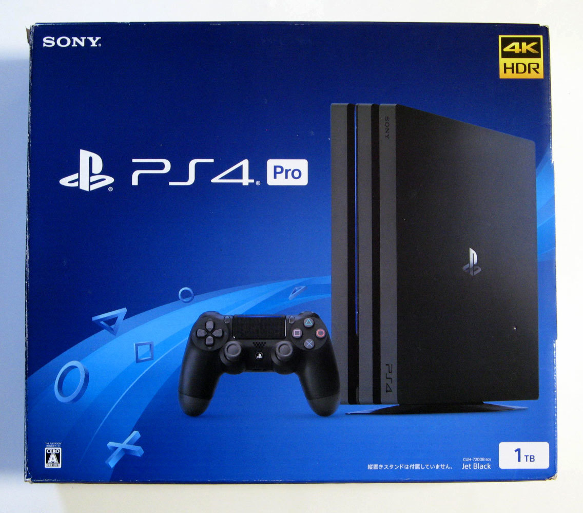 送料無料SONY PlayStation 4 Pro ジェット・ブラック1TB (CUH-7200BB01